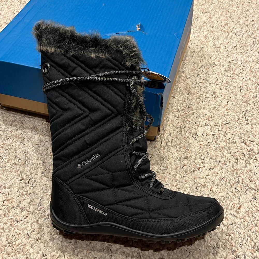 NEW Columbia Minx lll Mid Snow Winter Boots Women’s Sz 6.5 Waterproof Outdoor - Picture 6 of 7